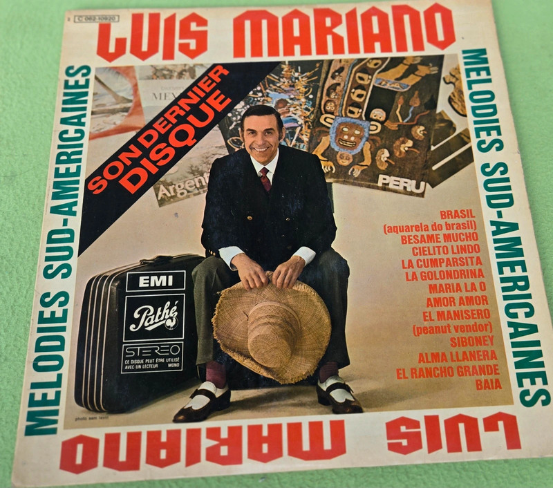 33 tours de Luis Mariano intitulé « Mélodies Sud-Américaines