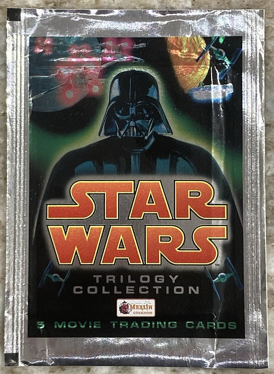 Merlin Star Wars Trilogy Collection Trading Card 1 confezione mai aperta 1997