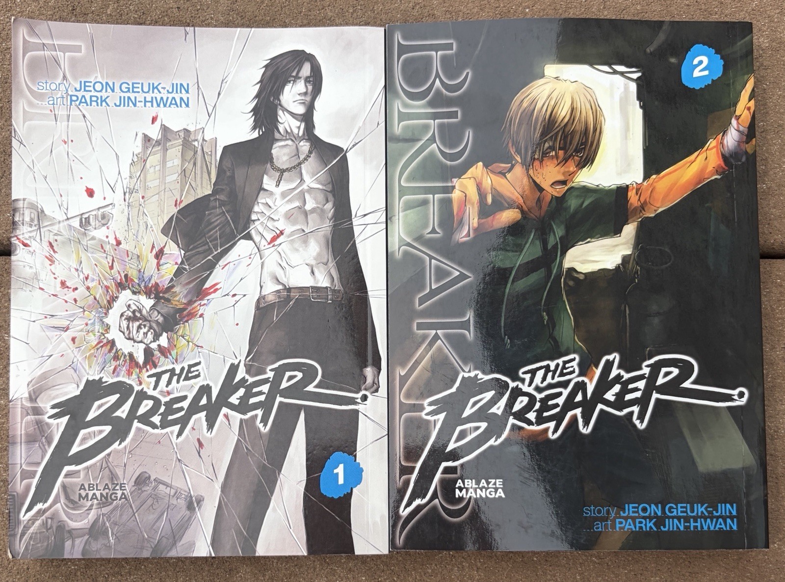 The Breaker Vol. 1 & 2 di Jeon Geuk-Jin Art: Park Jin-Hwan Manga TPB