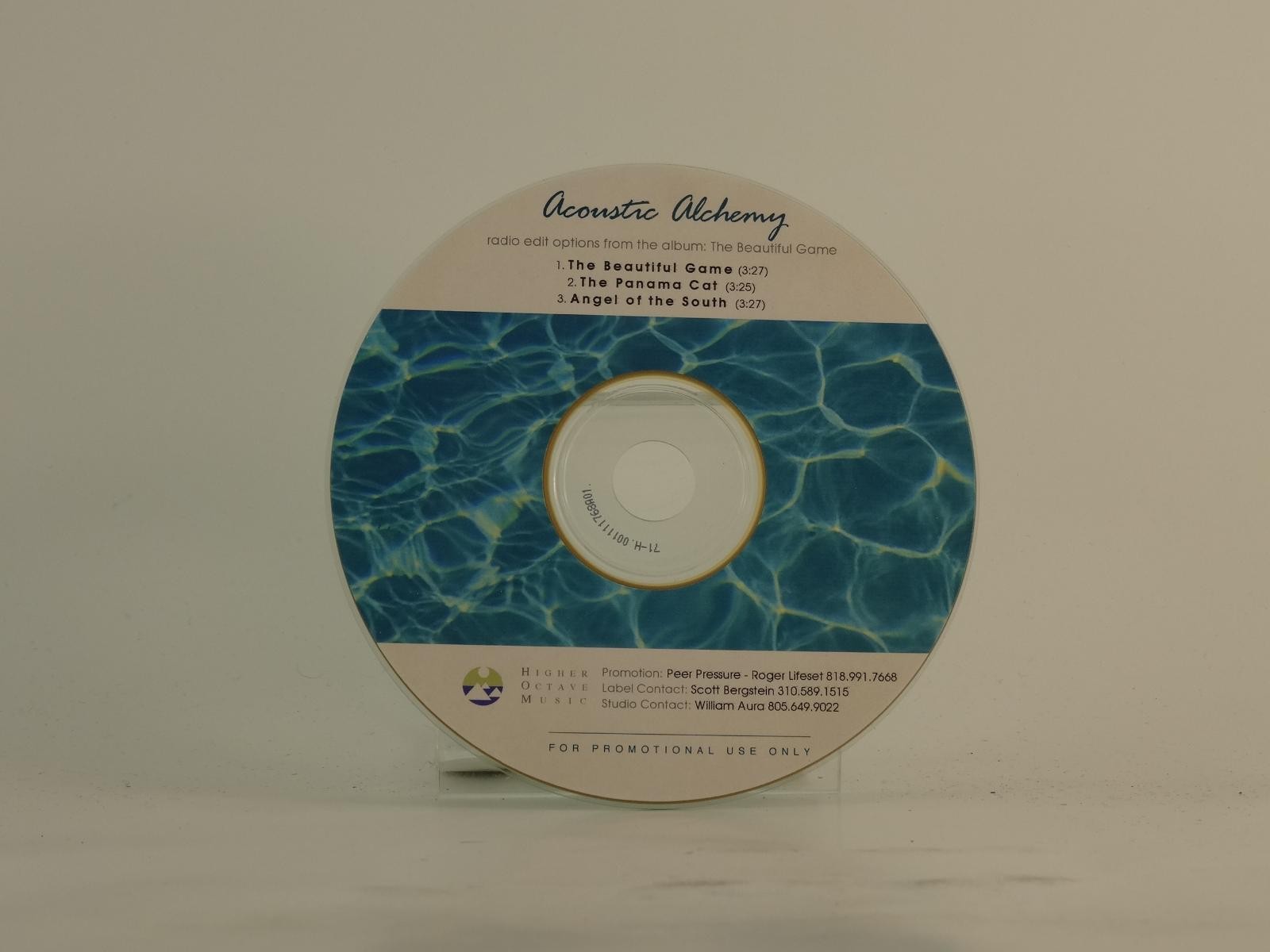 ACOUSTIC ALCHEMY THE BEAUTIFUL GAME (E26) 3 Track Promo CD Single plus Plastic S