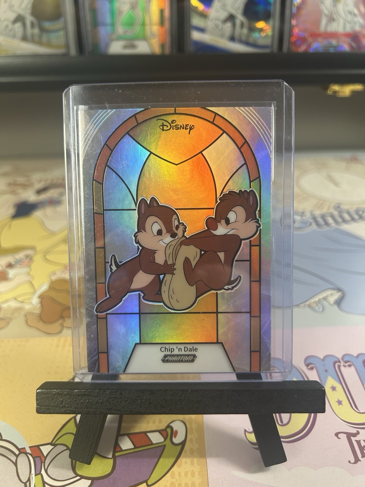 2025 Kakawow Phantom Disney Chip 'N Dale vetro colorato arancione #PD-GLO-07 - 5/50