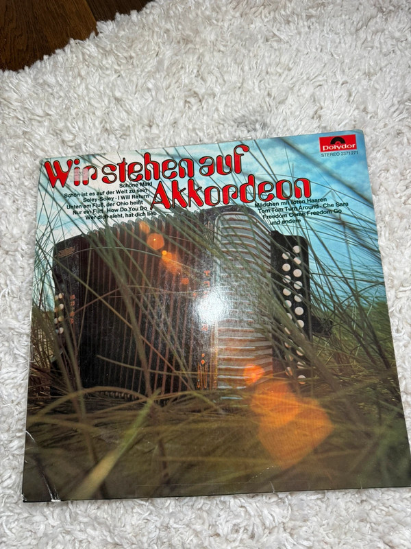 Vinyl LP – Horst Wende – Wir stehen auf Akkordeon (Polydor)