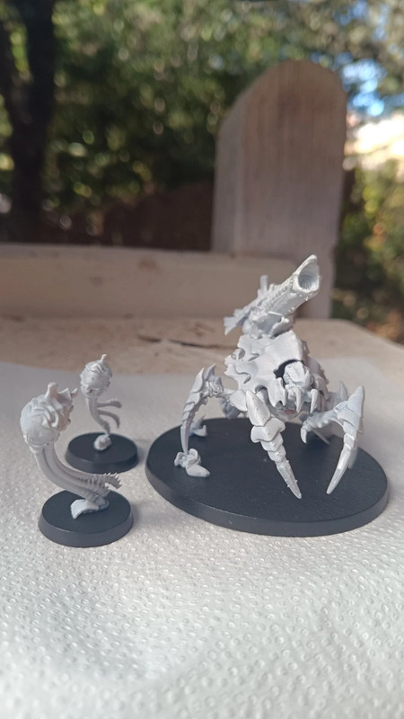 Biovoro con esporas Miniaturas Tiranidos Resina