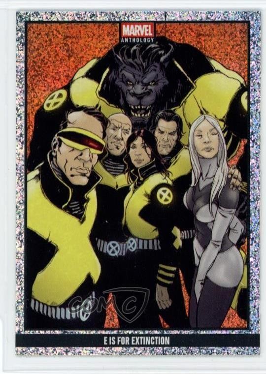 2025 Panini Marvel Anthology Stardust Holo E is for Extinction 16n7