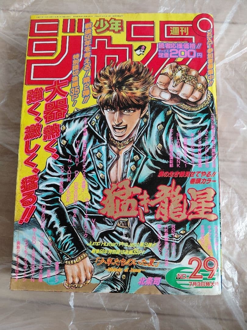 1995 Weekly Shonen Jump 29 luglio edizione Slam Dunk Rurouni Kenshin