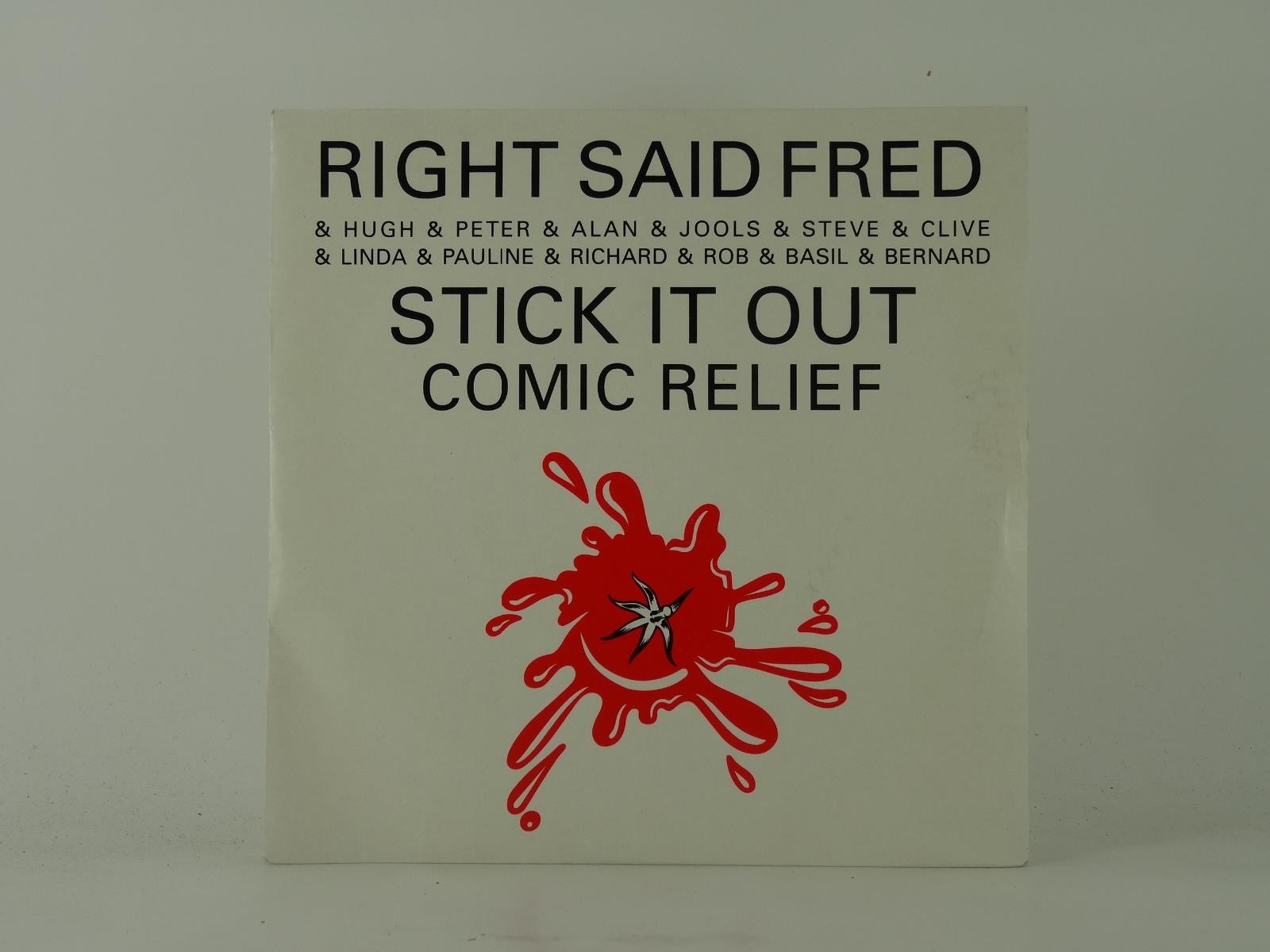 RIGHT SAID FRED STICK IT OUT (25) 2 Track 7" Single plus Picture Sleeve TUG RECO
