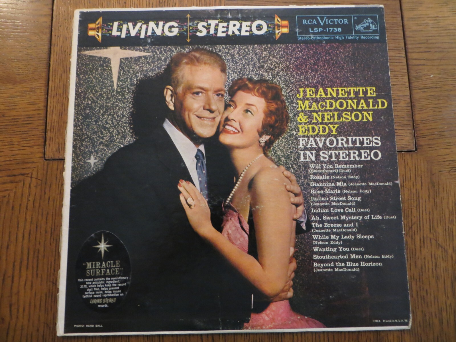 Jeanette MacDonald & Nelson Eddy – Favorites In Stereo - 1959 - Vinyl LP VG/G