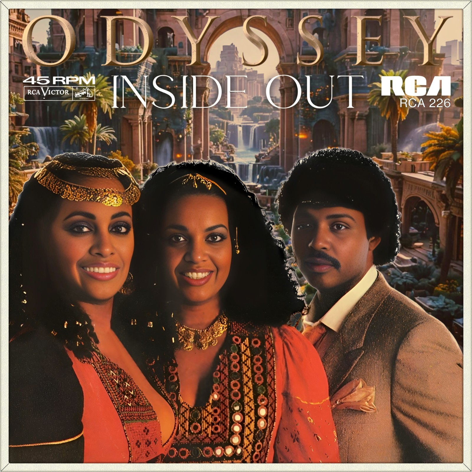 7" ODYSSEY Inside Out / Love's Alright RCA Disco Made UK 1982 like NEW