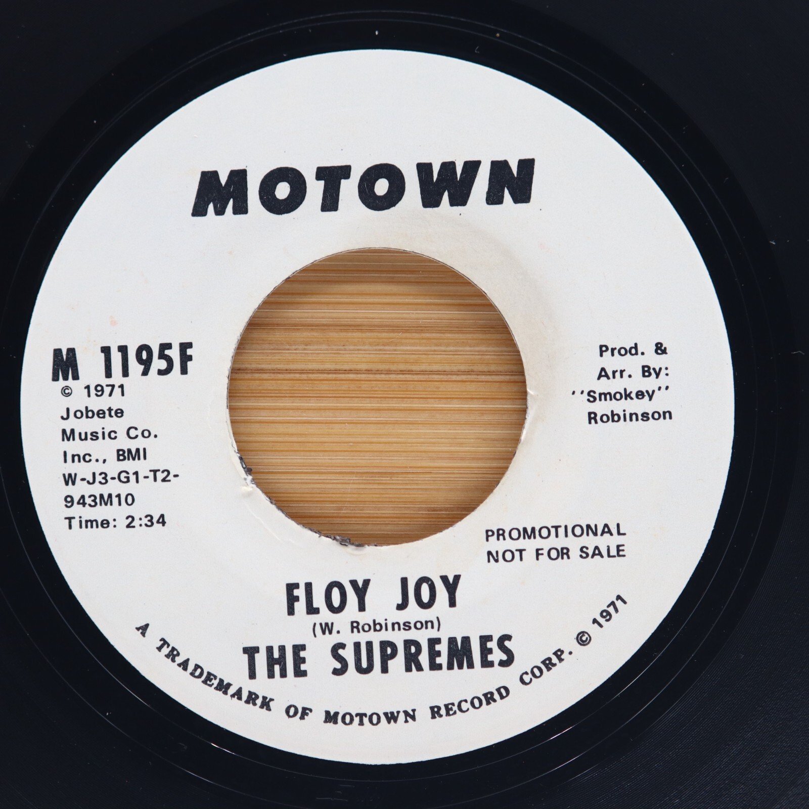 THE SUPREMES - FLOY JOY- SOUL 45 *PROMO* MOTOWN