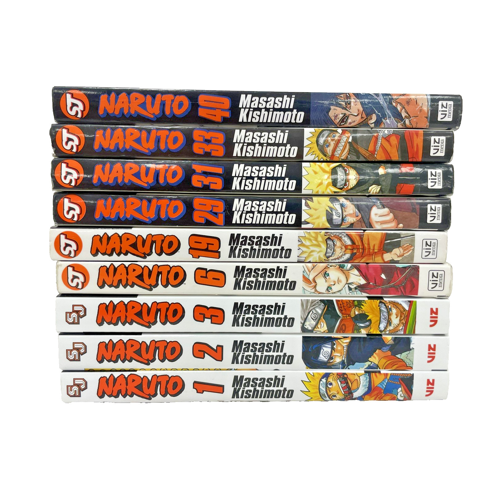 Naruto Manga Lotto Vol 1 2 3 6 19 29 31 33 40 Inglese Masashi Kishimoto Shonen