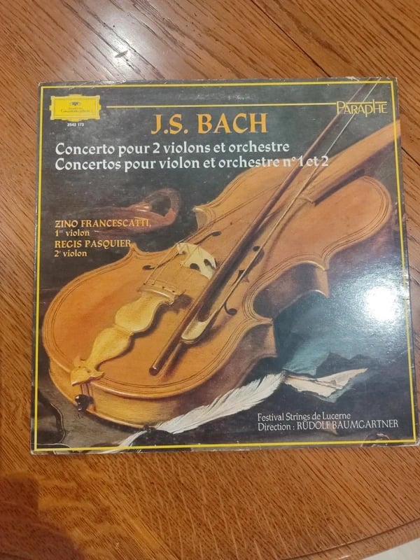 J.S. Bach – Concertos pour violon – Francescatti / Pasquier