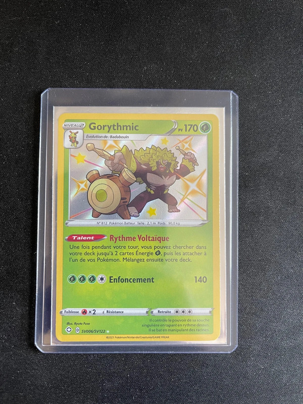 Gorythmic Sv006/Sv122 Shiny Eb4.5 Destinées Radieuse