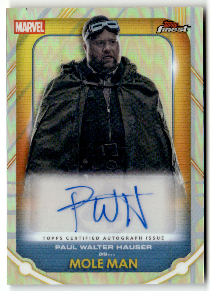 Topps Marvel Finest 2026 n. FA-PH Paul Walter Hauber Talpa Uomo Rifrattore Auto