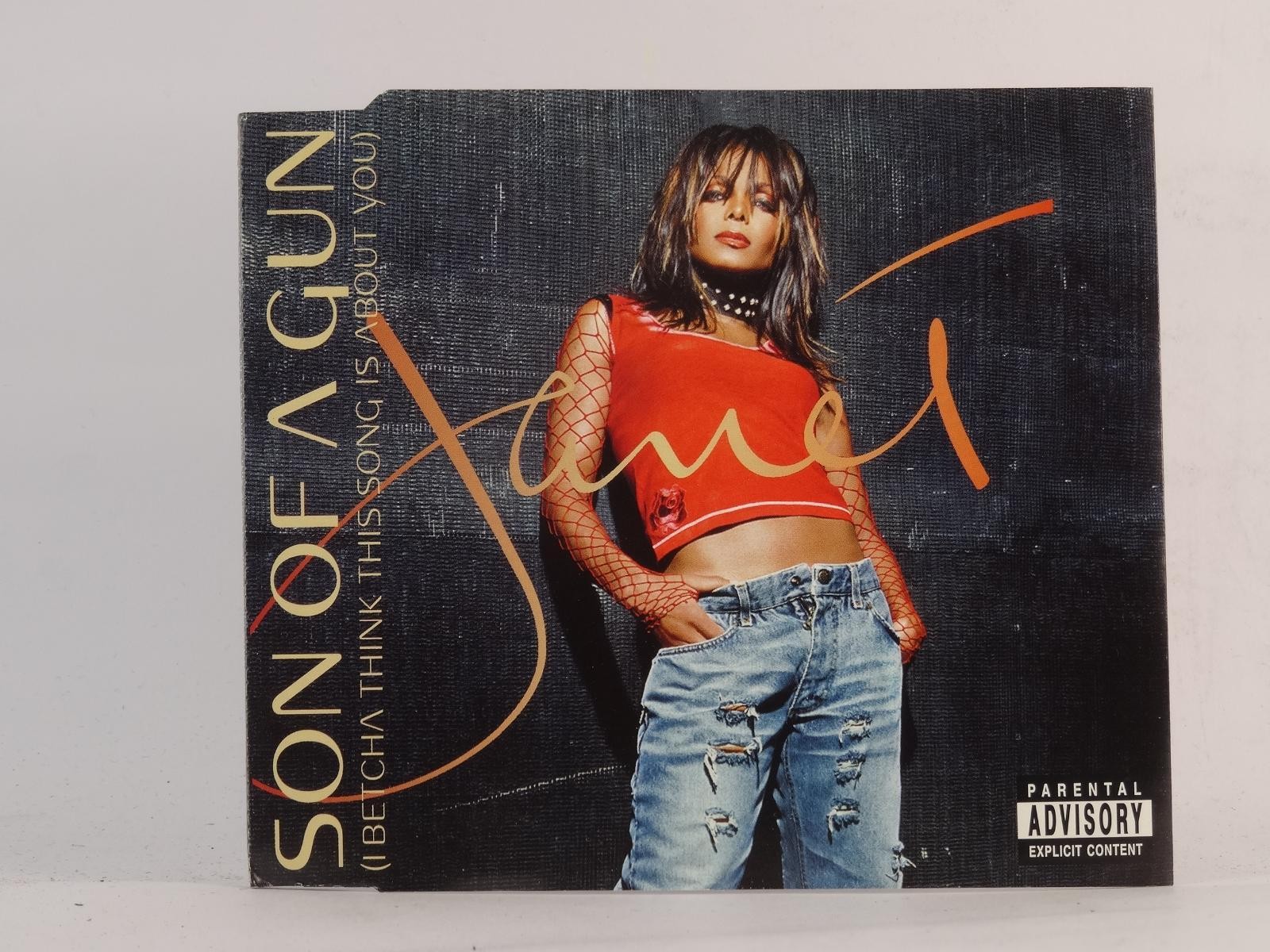 JANET JACKSON SON OF A GUN (H28) 3 Track CD Single plus Picture Sleeve VIRGIN