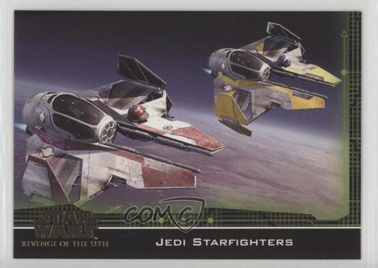 2005 Topps Star Wars: Revenge of the Sith Hardware Jedi Starfighters #79 0b0