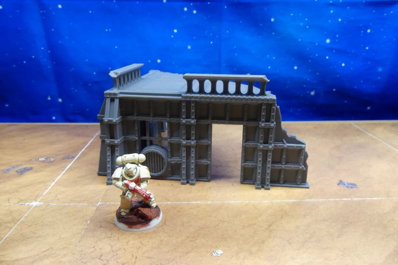 décor de batiment de forge 6 en ruine pour wargame et warhammer