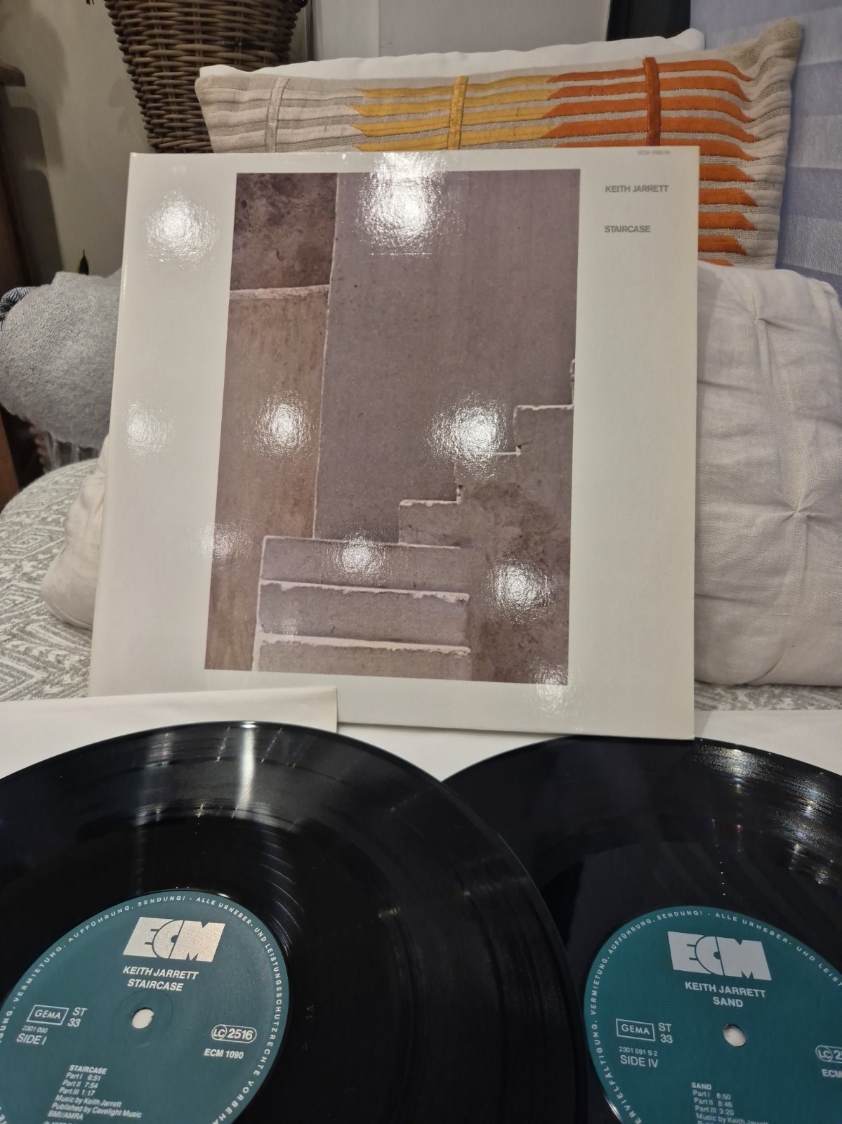 KEITH JARRETT Staircase Germany 1977 ECM 1090/1 2LP NM