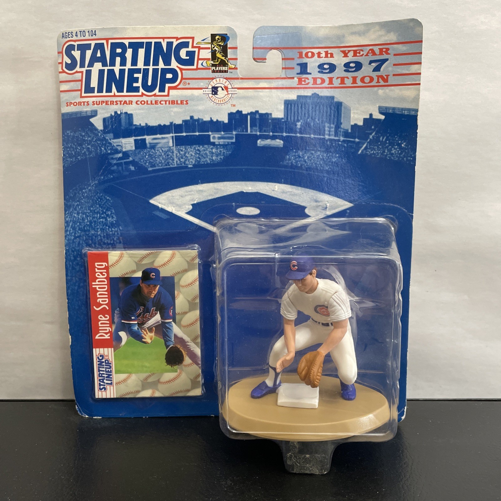 1997 RYNE SANDBERG Chicago Cubs final Starting Lineup Ryno Figure New