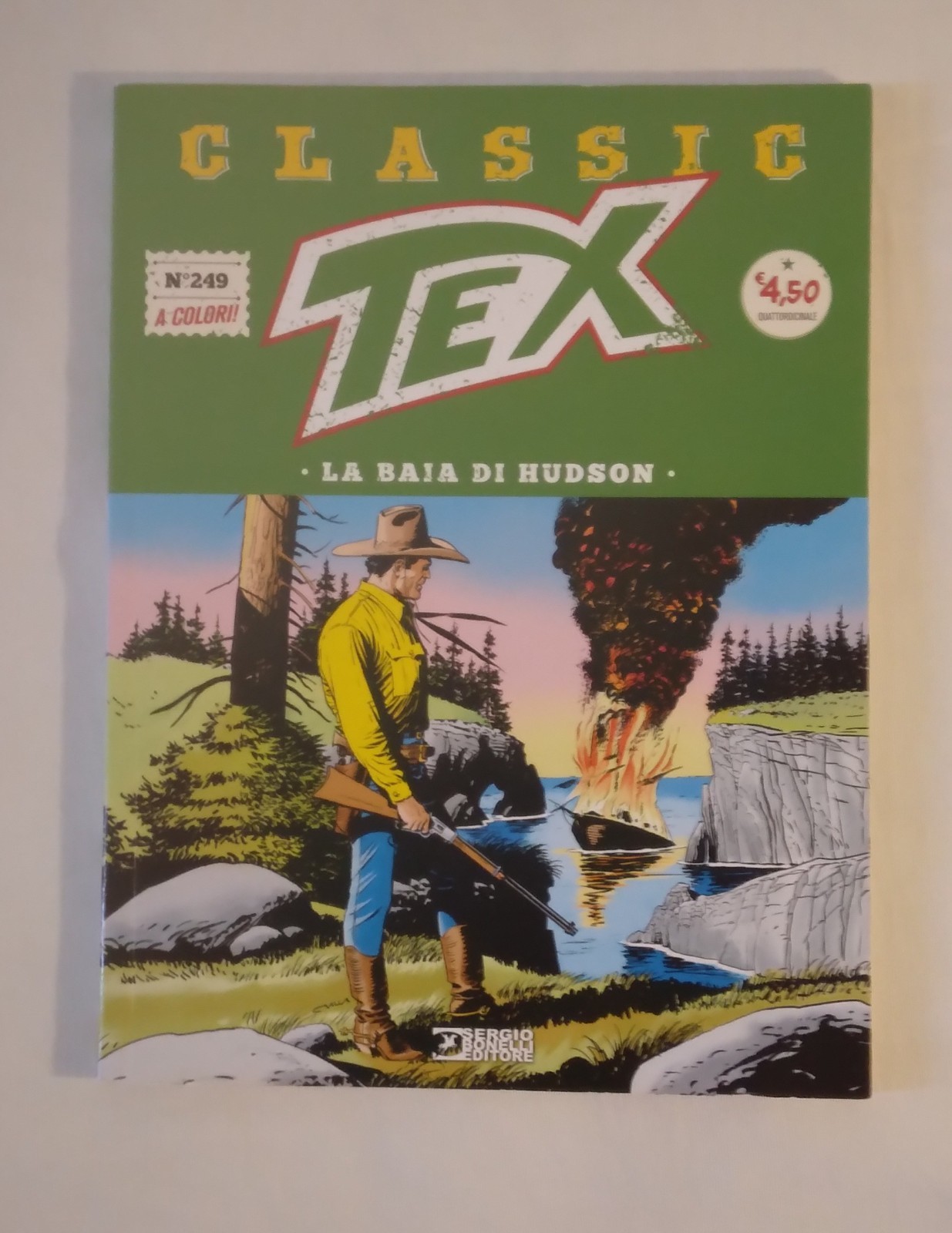 Tex Classic 249- La baia di Hudson- Bonelli, Ticci-Ottimo SPED GRATUITA