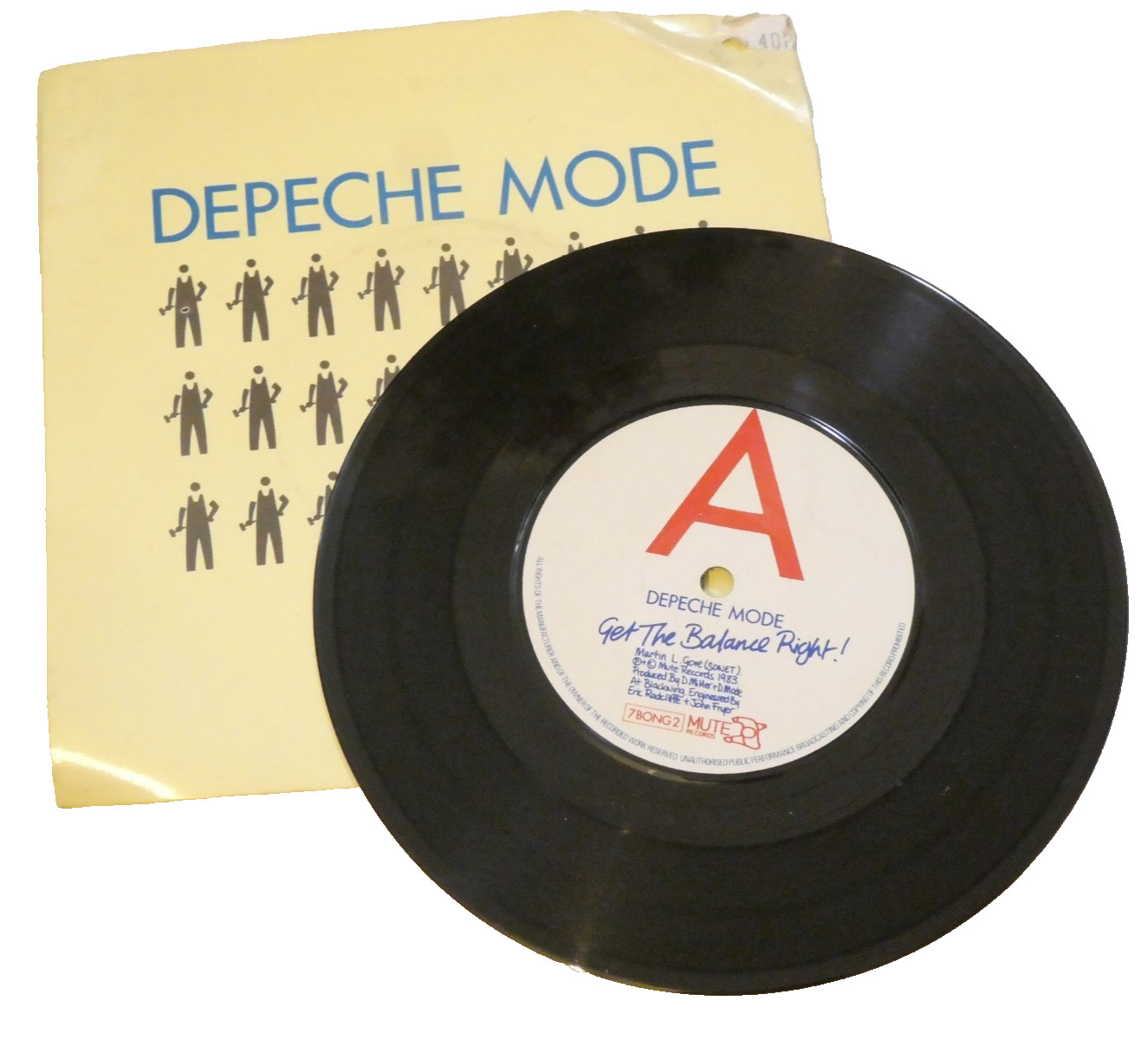 Depeche Mode Get The Balance Right 45 RPM Vinyl Record VG+ 1983