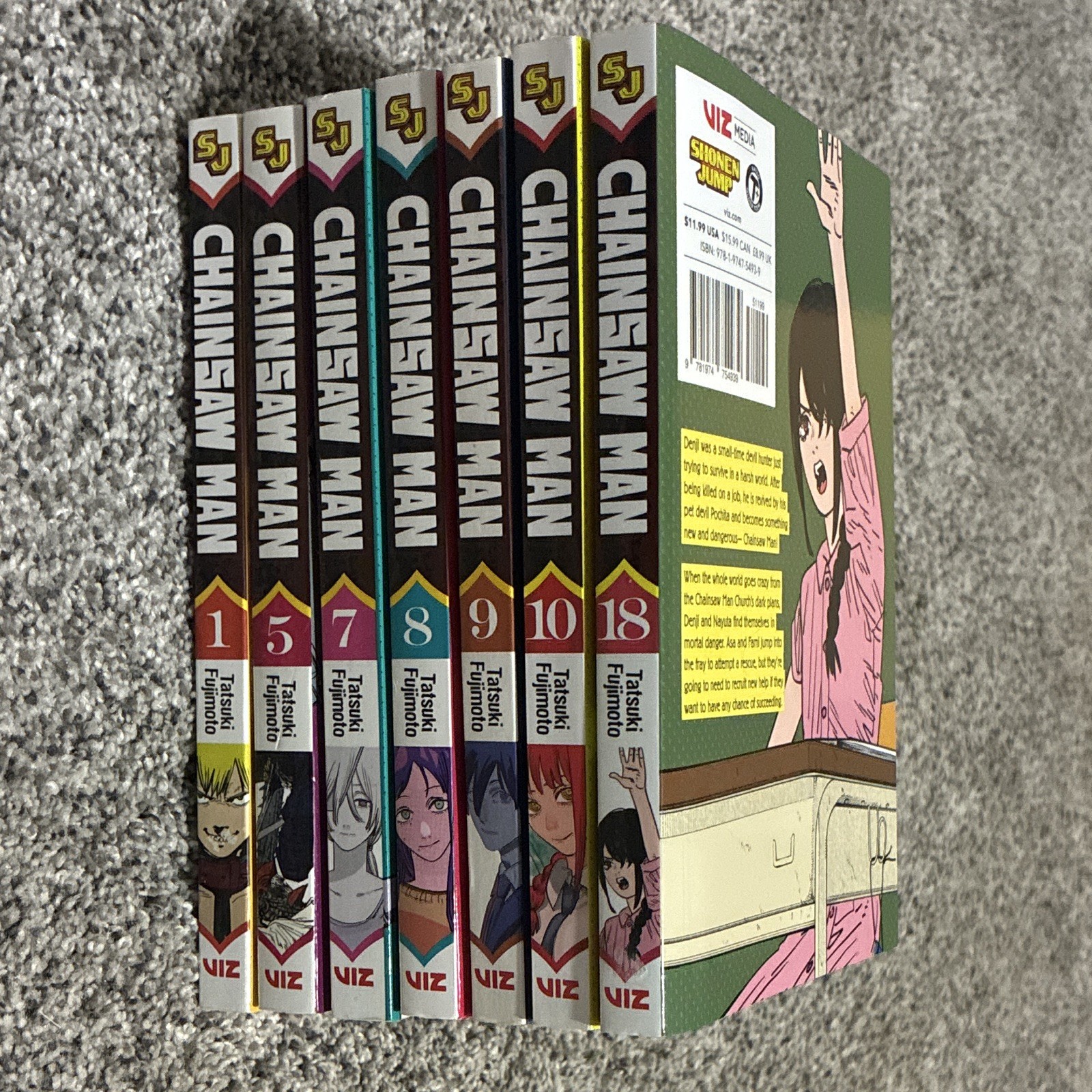 Motosega Uomo 1, 5, 7-10, 18 Manga