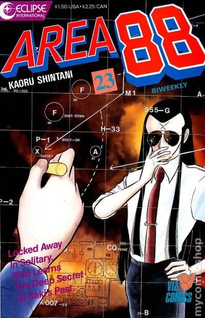 Area 88 #23 VF 1988 Immagine Stock