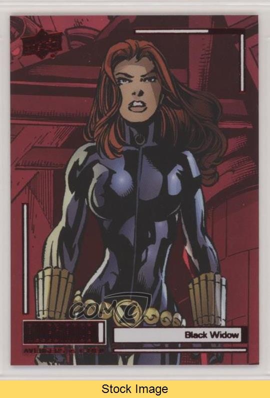 Upper Deck Allegiance Avengers vs X-Men 2023 Rosso Arcobaleno Vedova Nera LEGGI 1p66