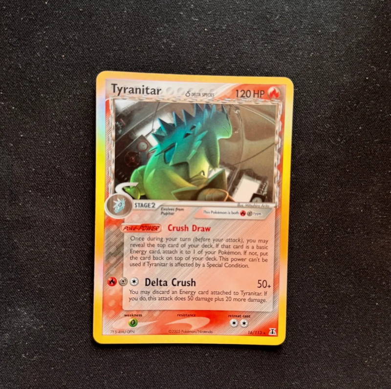 Tyranitar holo Delta Species 16/113 Pokemon