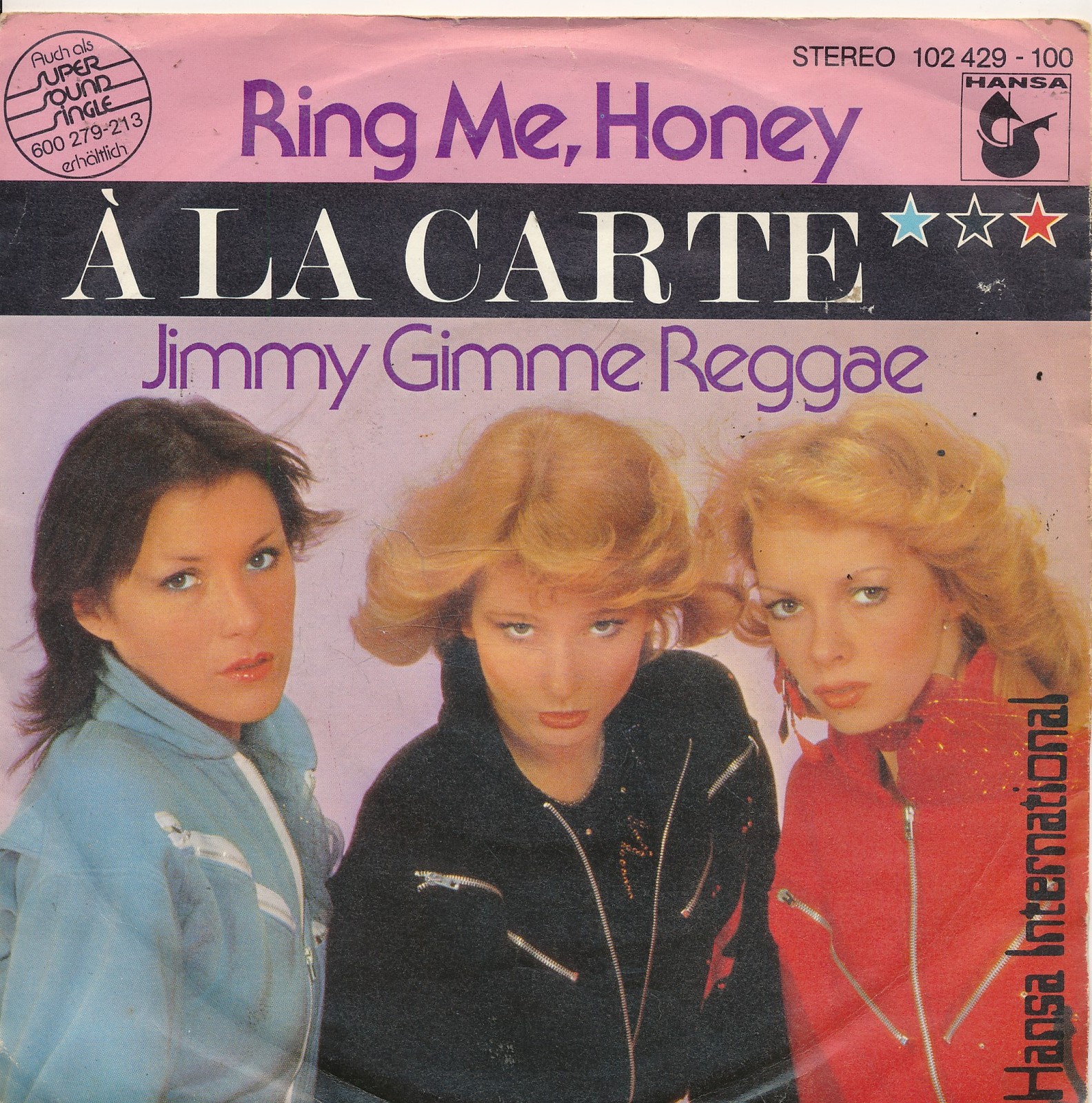 Ring Me, Honey - A La Carte - Single 7" Vinyl 221/16