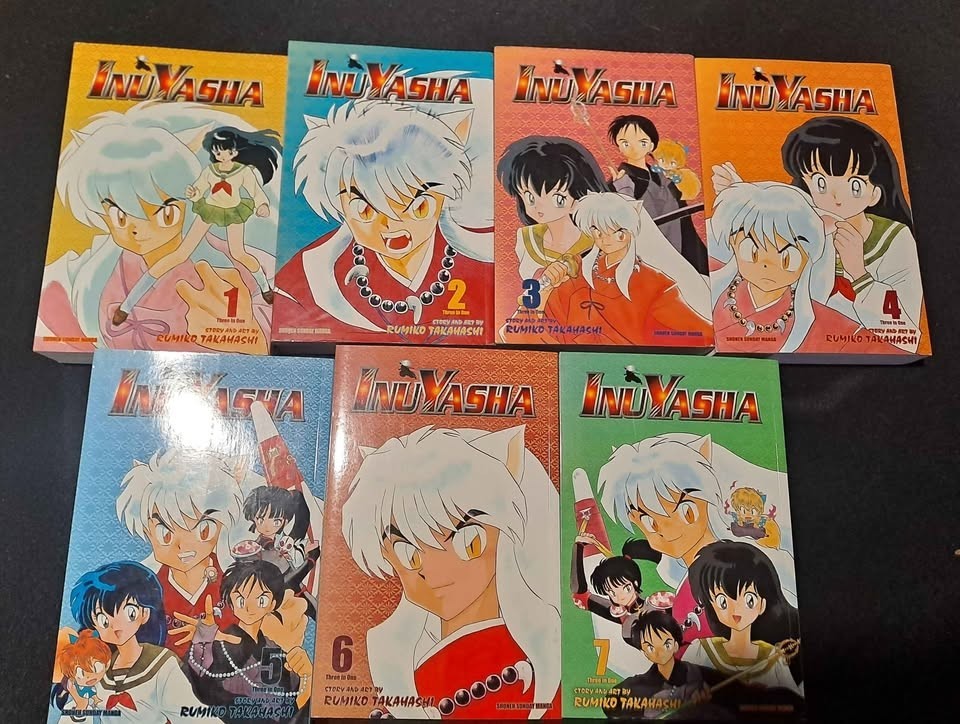 Rumiko Takahashi's Inuyasha Set di 7 libri vol. 1-7 (Edizione VizBiz)