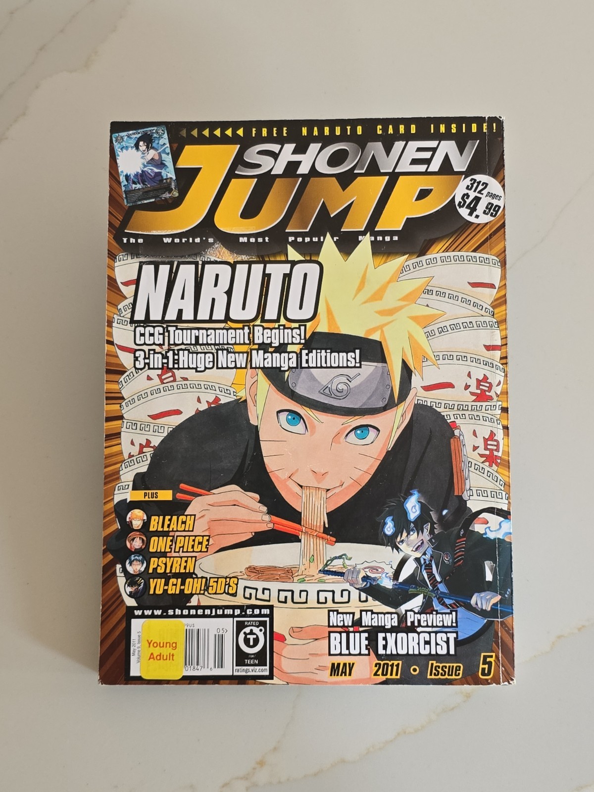 Shonen Jump May 2011 Vol 9 Issue 5 Naruto Manga Anime Viz Magazine