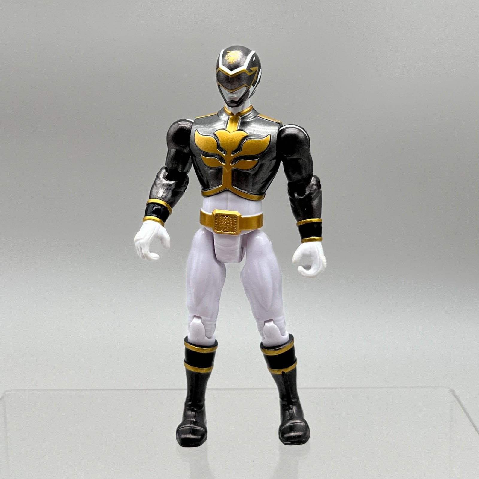 Bandai Power Rangers Megaforce Black Ranger 4,5" Modellino 2012 Giocattolo B14