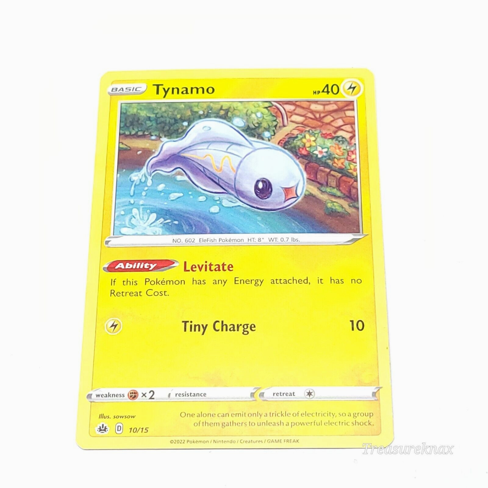 McDonalds Pokemon 2022 Tynamo Confezione 10/15 Carte Fresche Happy Meal