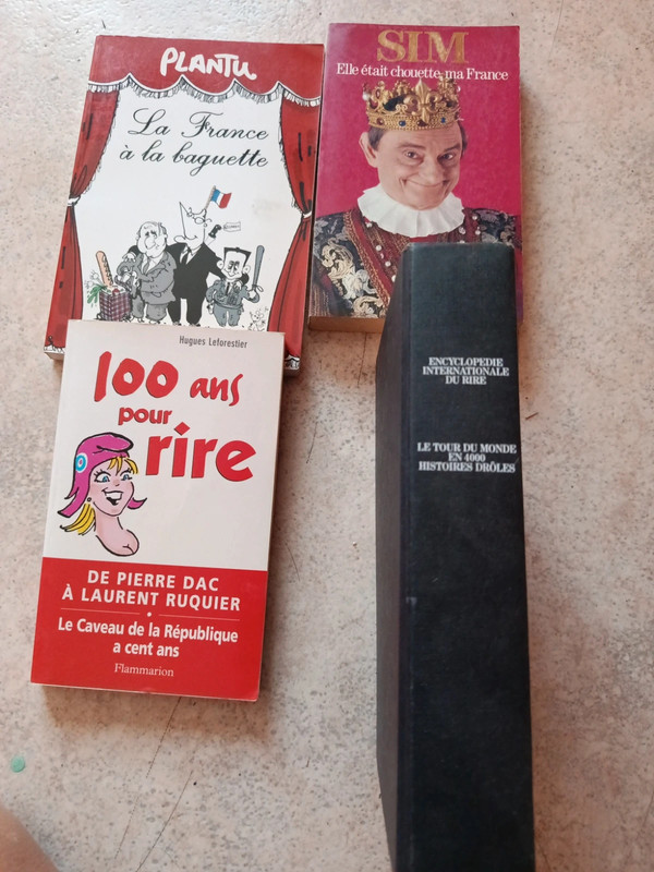 Lot de livres humour