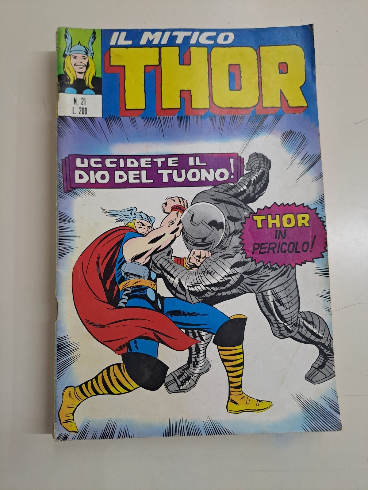 THOR EDIZIONI CORNO,NUMERO 21,DEL 1972 IN OTTIMO STATO, NON DA BUSTA.