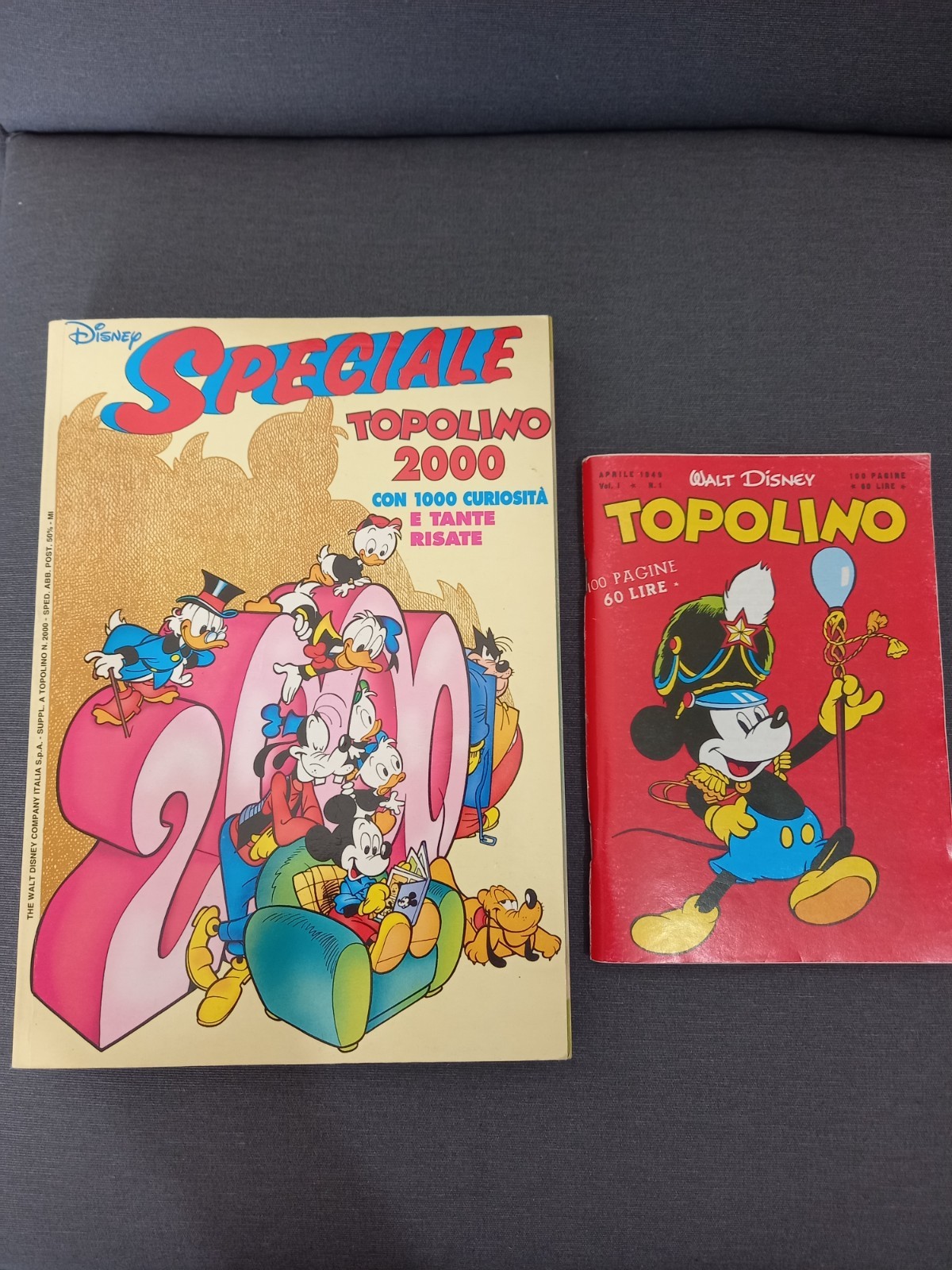 TOPOLINO Speciale 2000 + n. 1 RISTAMPA da Collezione 60 lire 1994 Raro