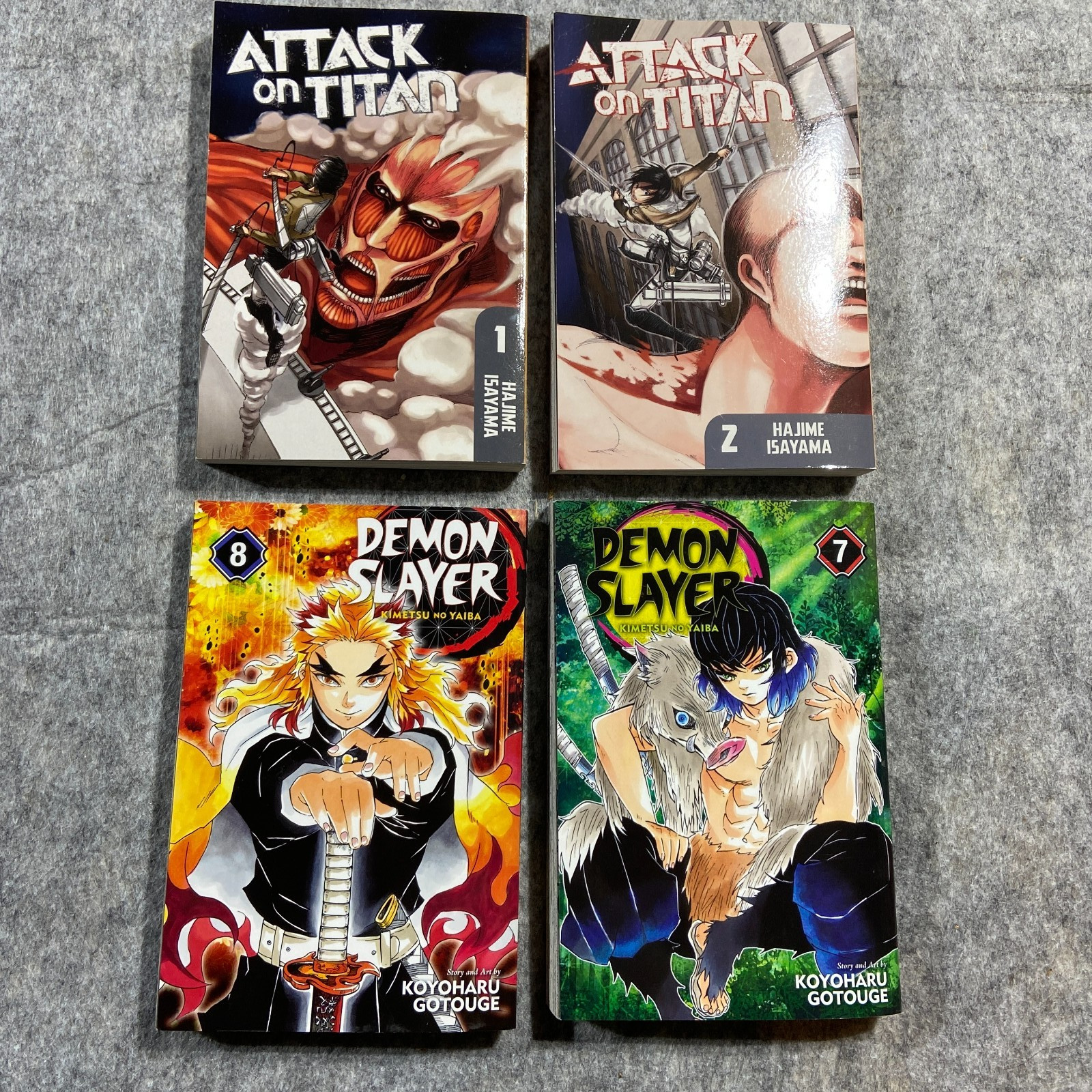 Attack on Titan Box Set Manga Vol 1-8 Inglese Softcover Lotto Isayama