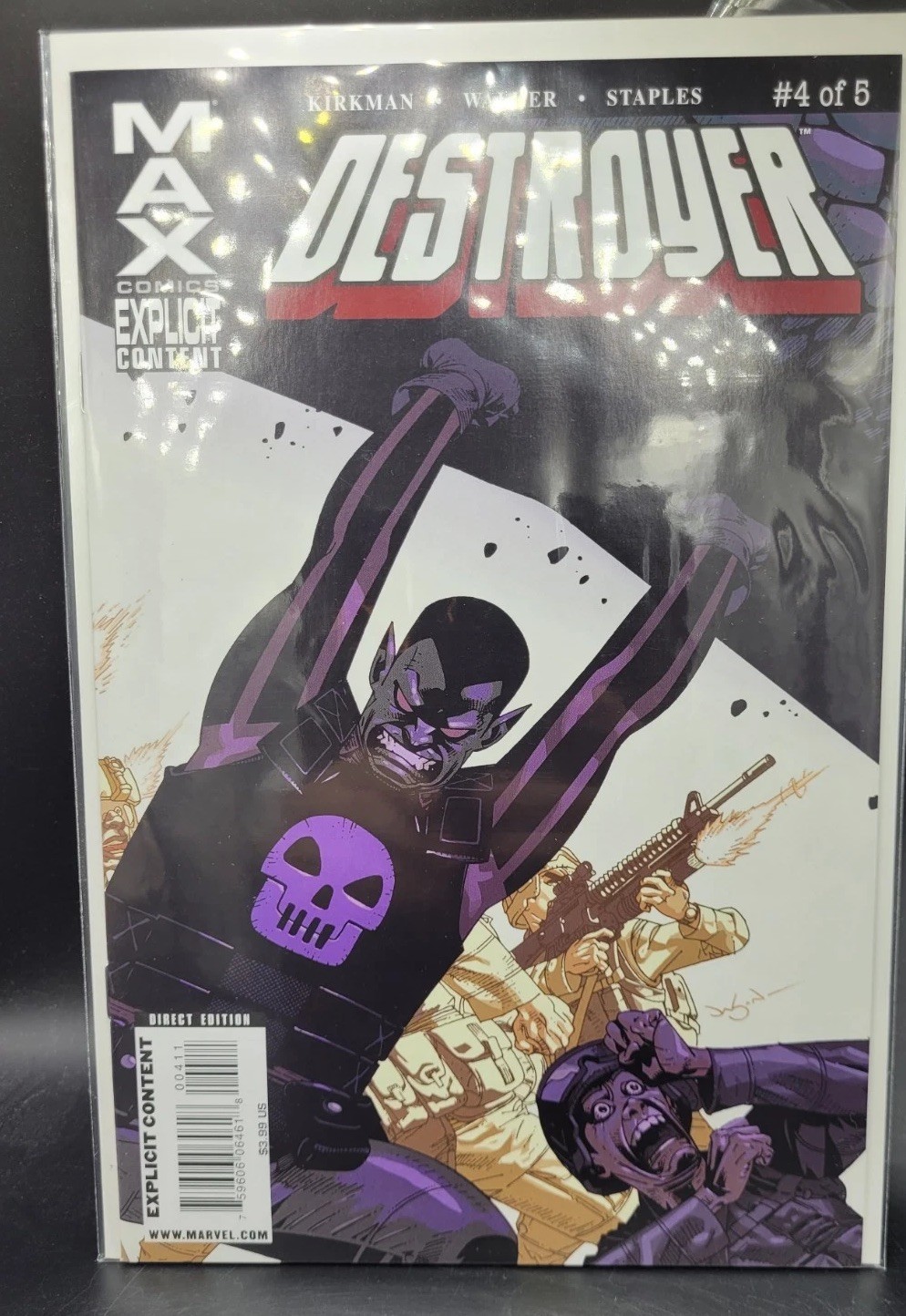 Destroyer #4 Max Comics Sept 2009 Jason Pearson Cover High Grade