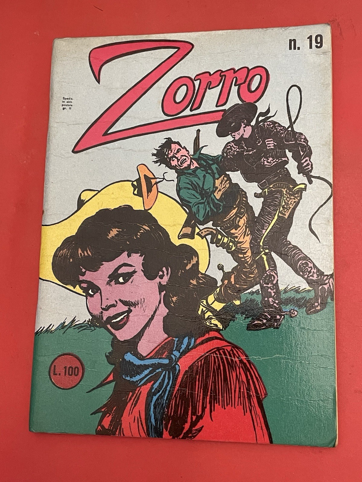 La Frusta di Zorro 1968 n.19 originale quasi ottimo