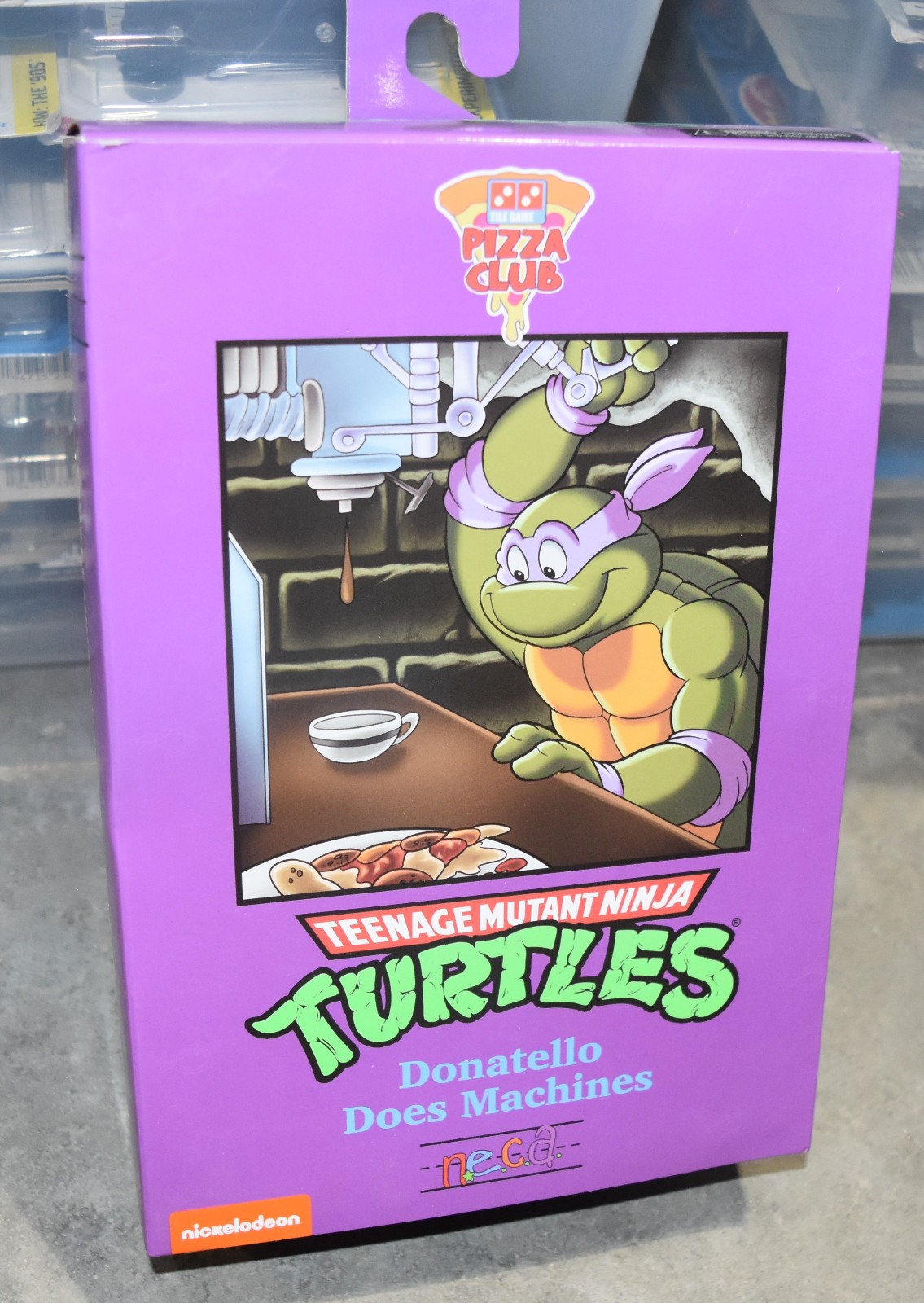 Modellino NECA Ultimate Pizza Club Donatello Does Machines TMNT 7"