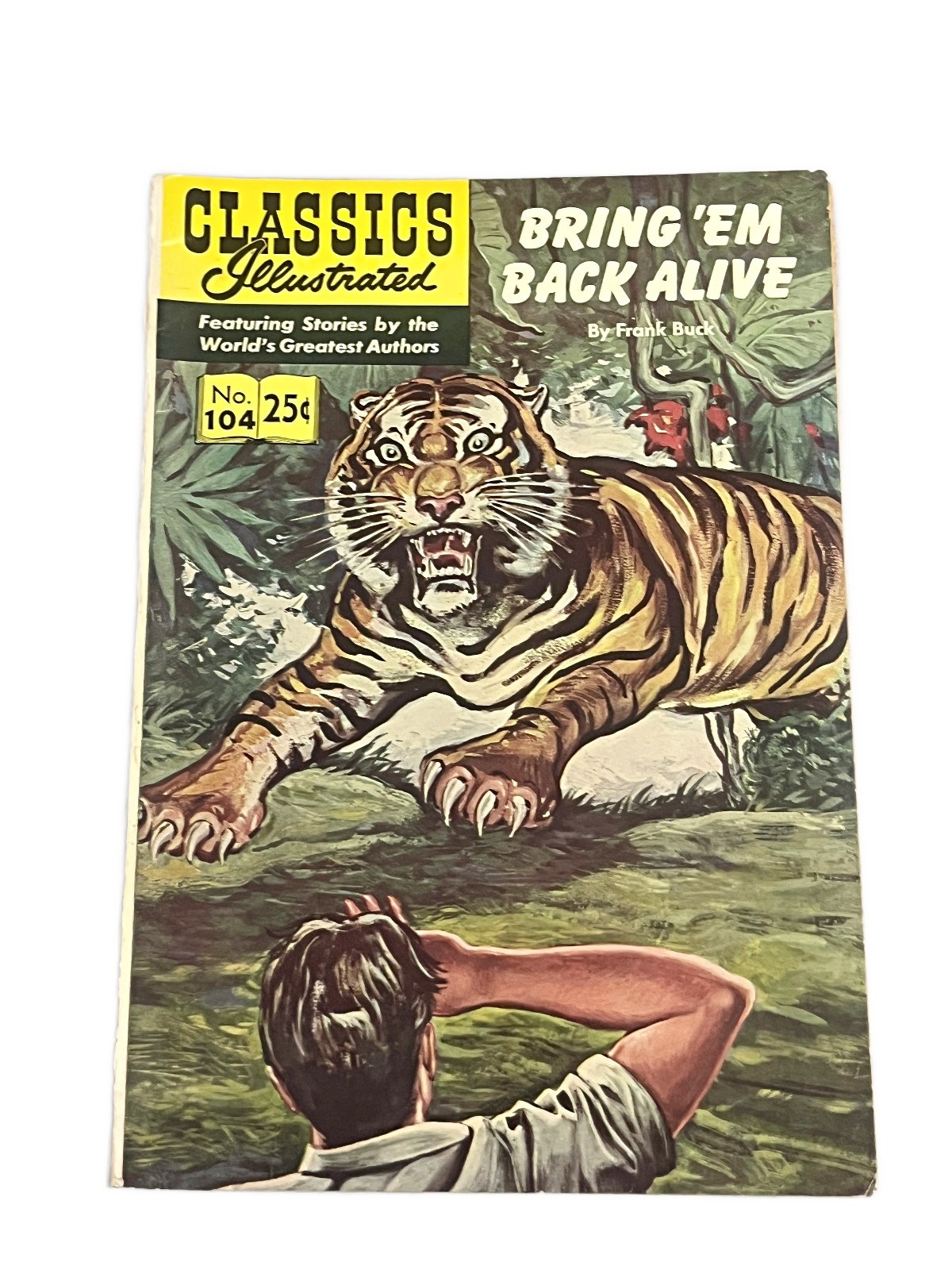 CLASSICS ILLUSTRATED BRING ‘EM BACK ALIVE NO. 104 WINTER 1969