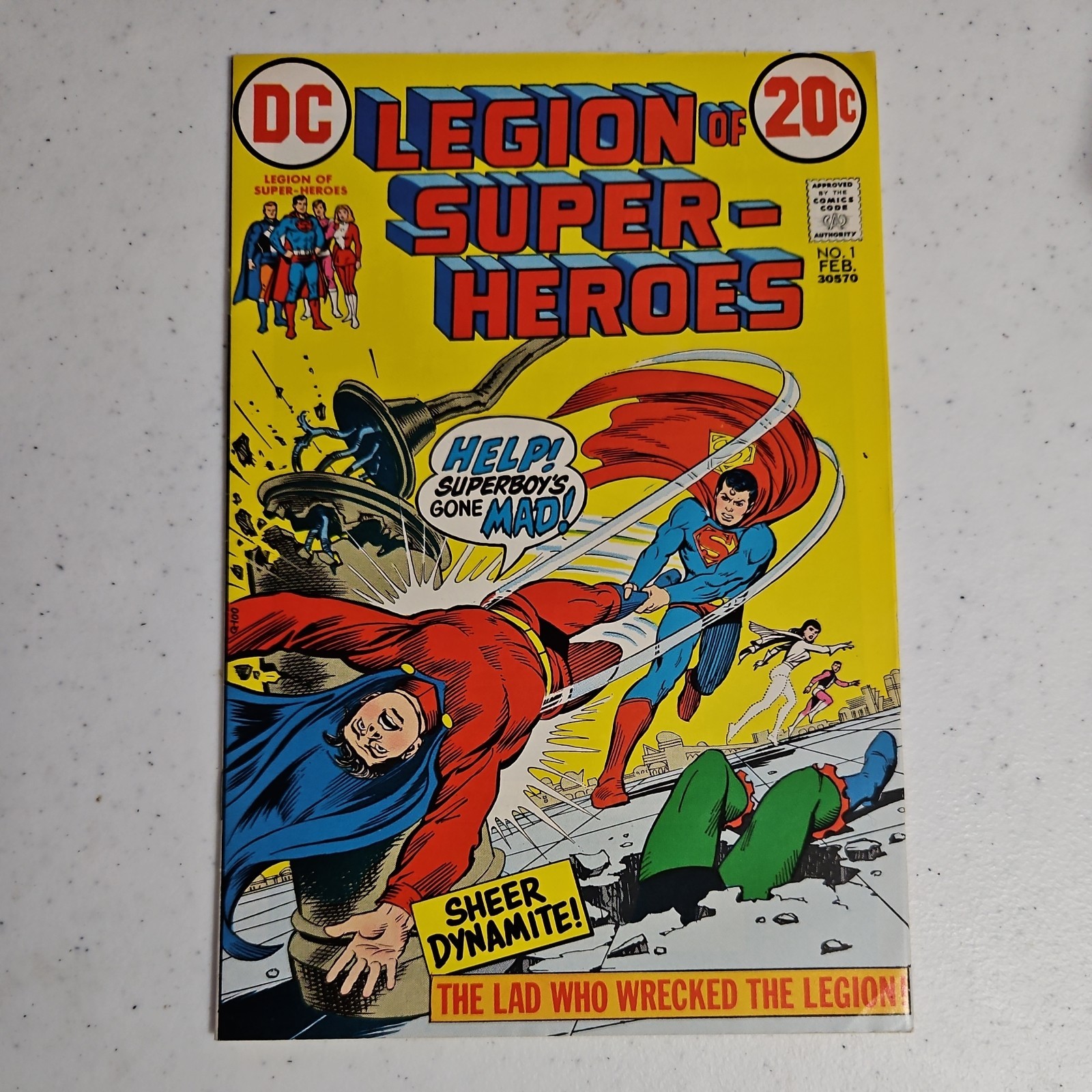 Legion of Super-Heroes #1 e 4 DC Comics 1973 imballato e imballato