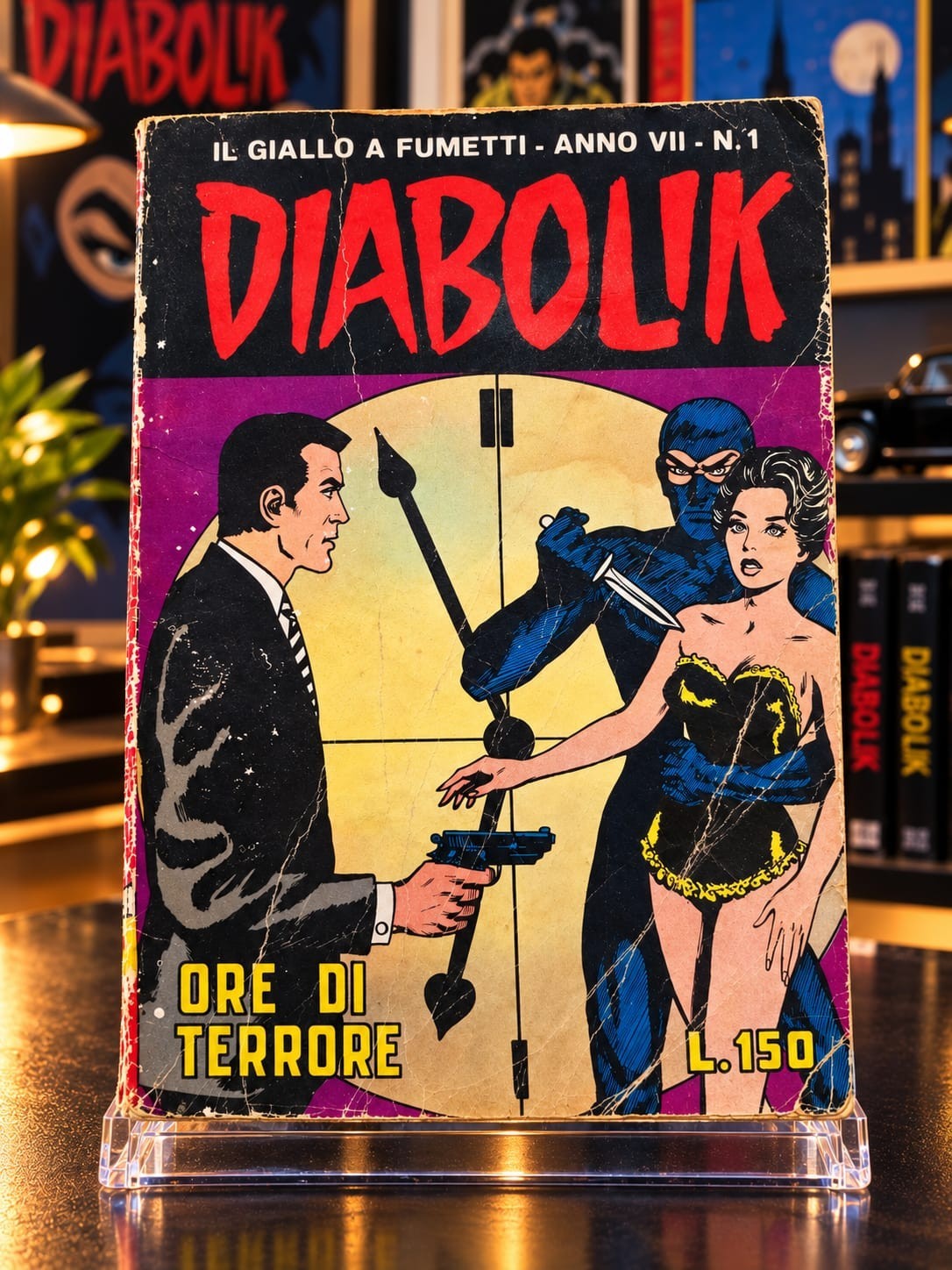DIABOLIK ANNO VII-7°, N. 1 ORIGINALE 1968