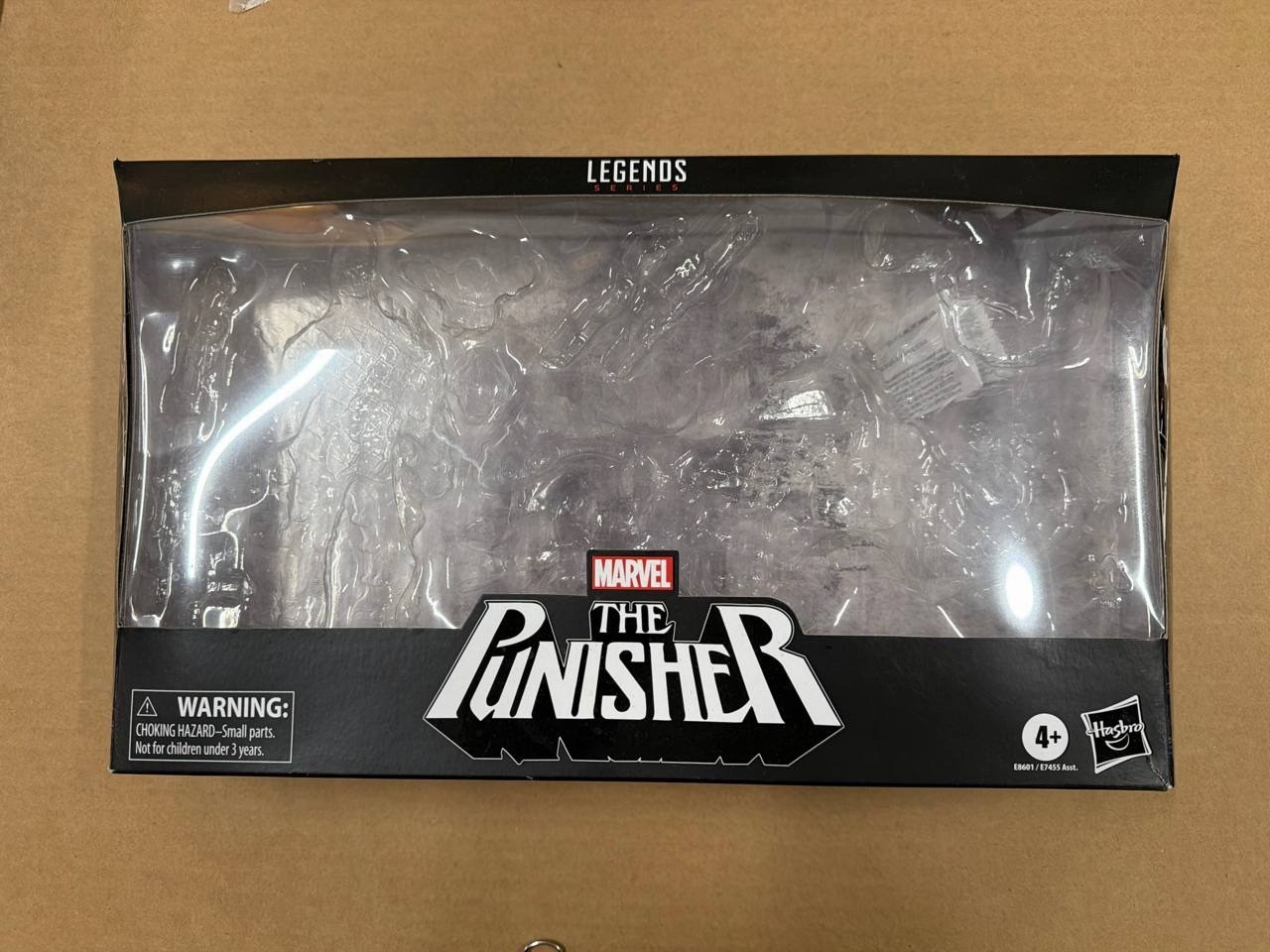 Marvel Legends Series Il Punitore con Moto Vuoto Espositore SOLO SCATOLA