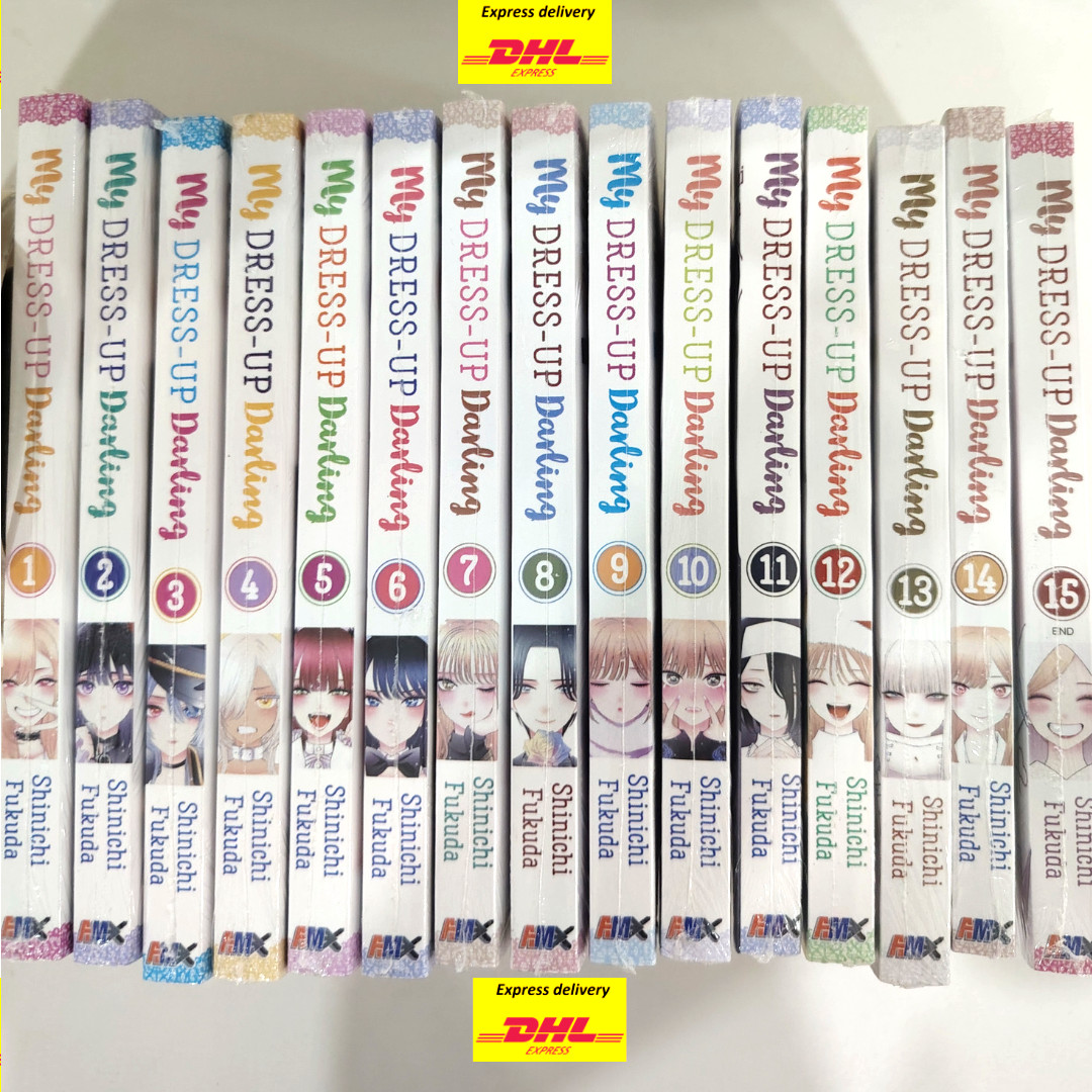 My Dress-Up Darling Vol. 1-15 SET Completo Manga Inglese Fumetto Nuovo + SPEDIZIONE VELOCE