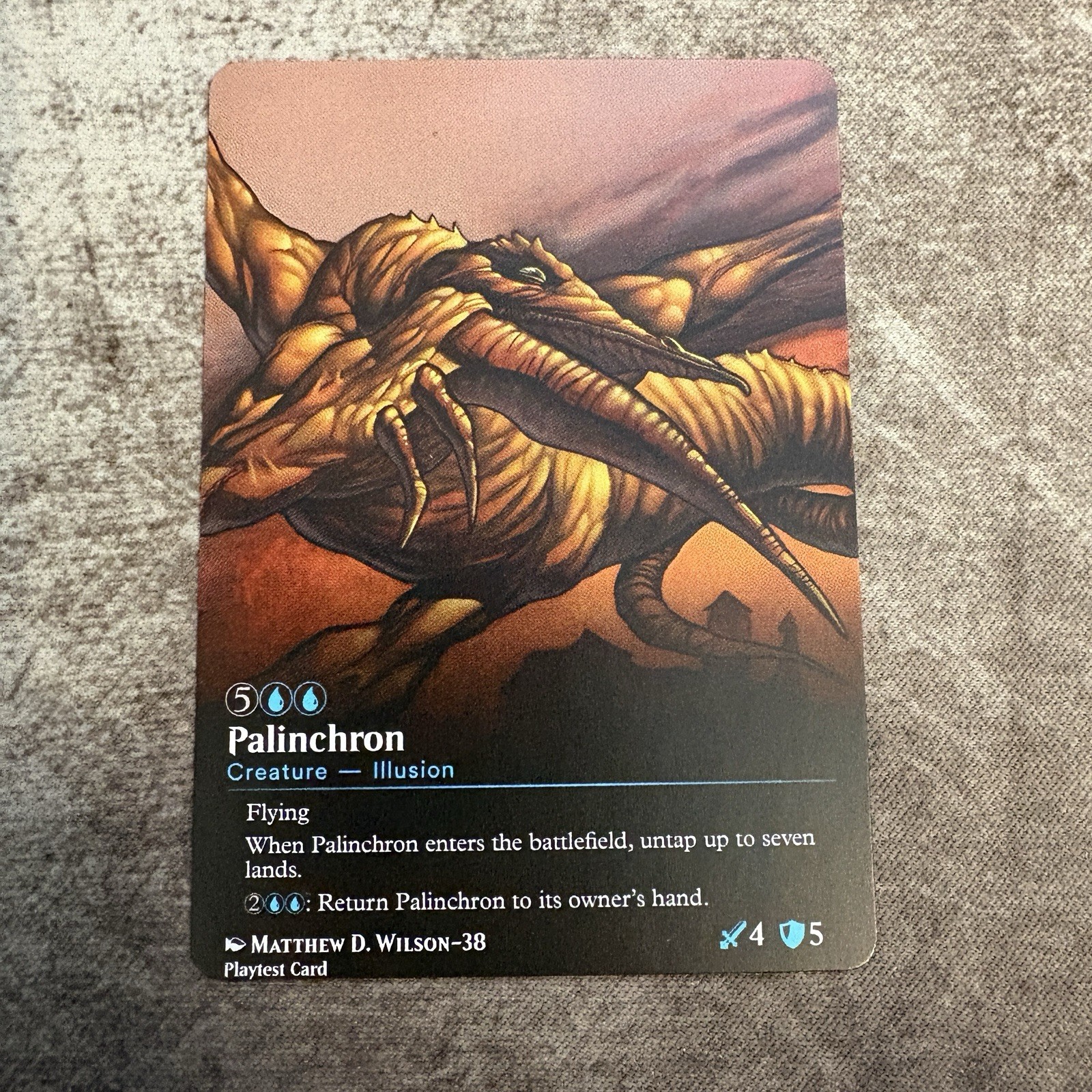 Palinchron - Custom Art MTG Magic The Gathering Playtest Card