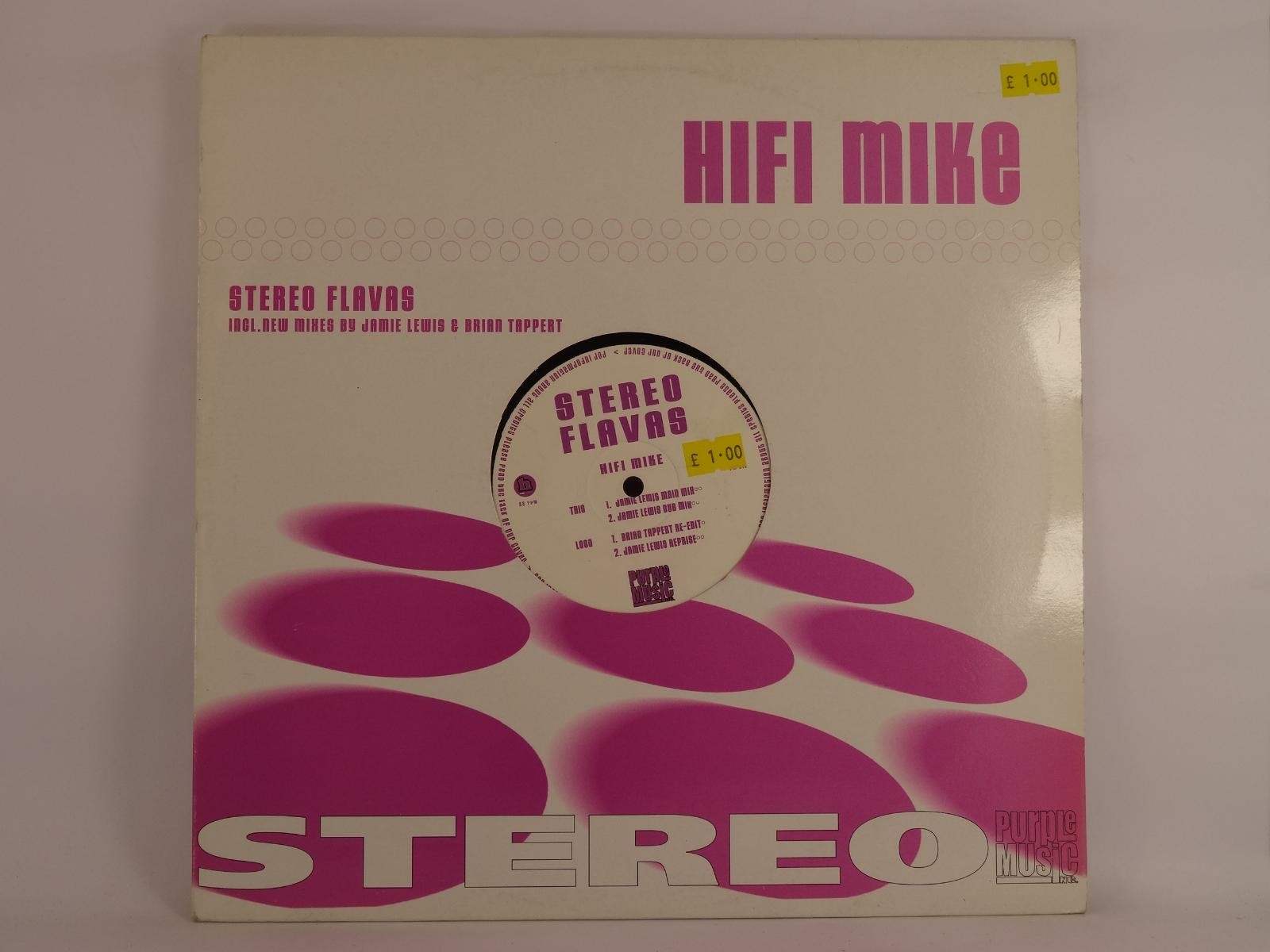 STEREO FLAVAS HIFI MIKE (184) 4 Track 12" Single plus Company Sleeve 