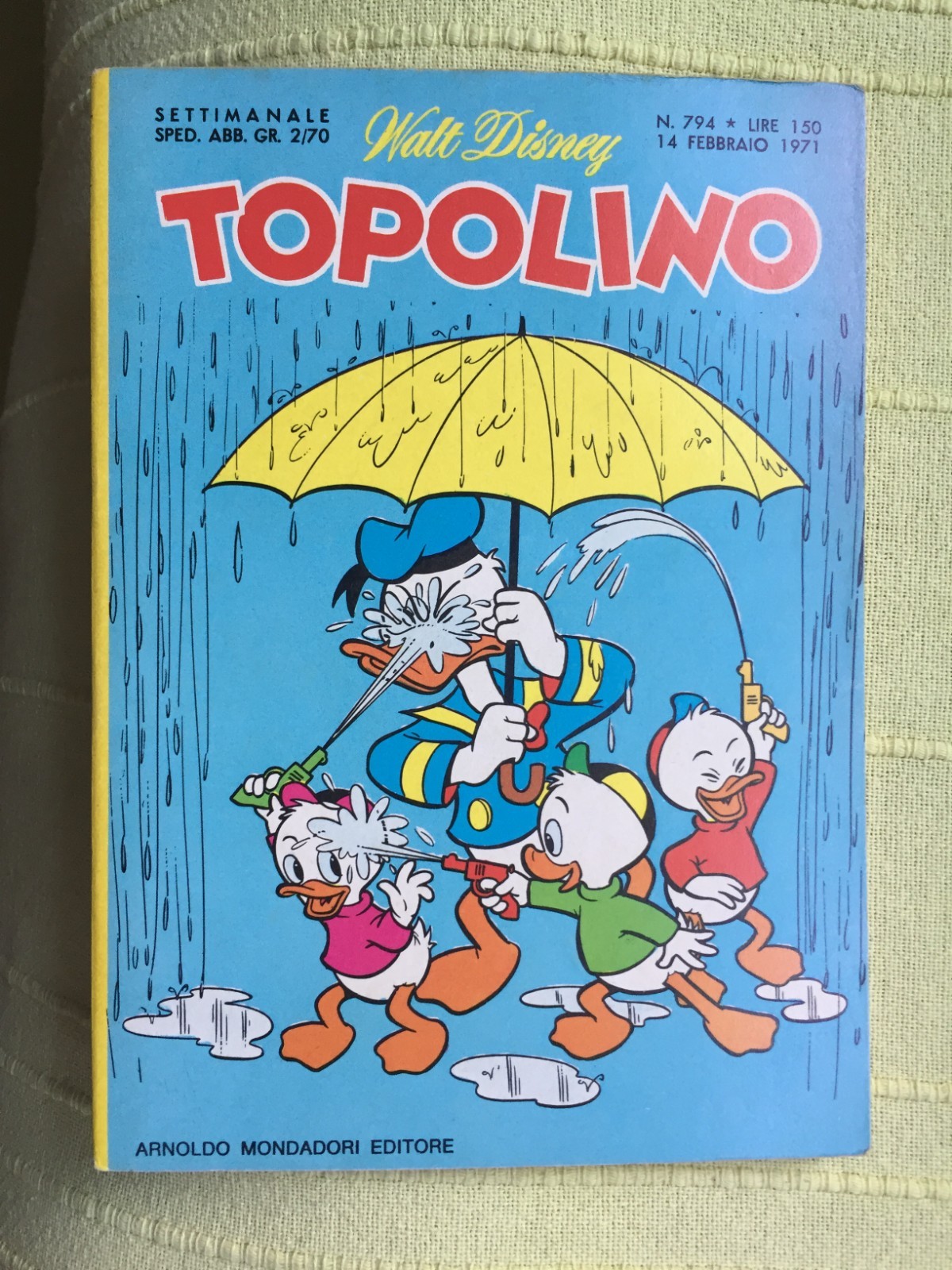 TOPOLINO N° 794 - 14 FEBBRAIO 1971, CON I BOLLINI, EDICOLA!