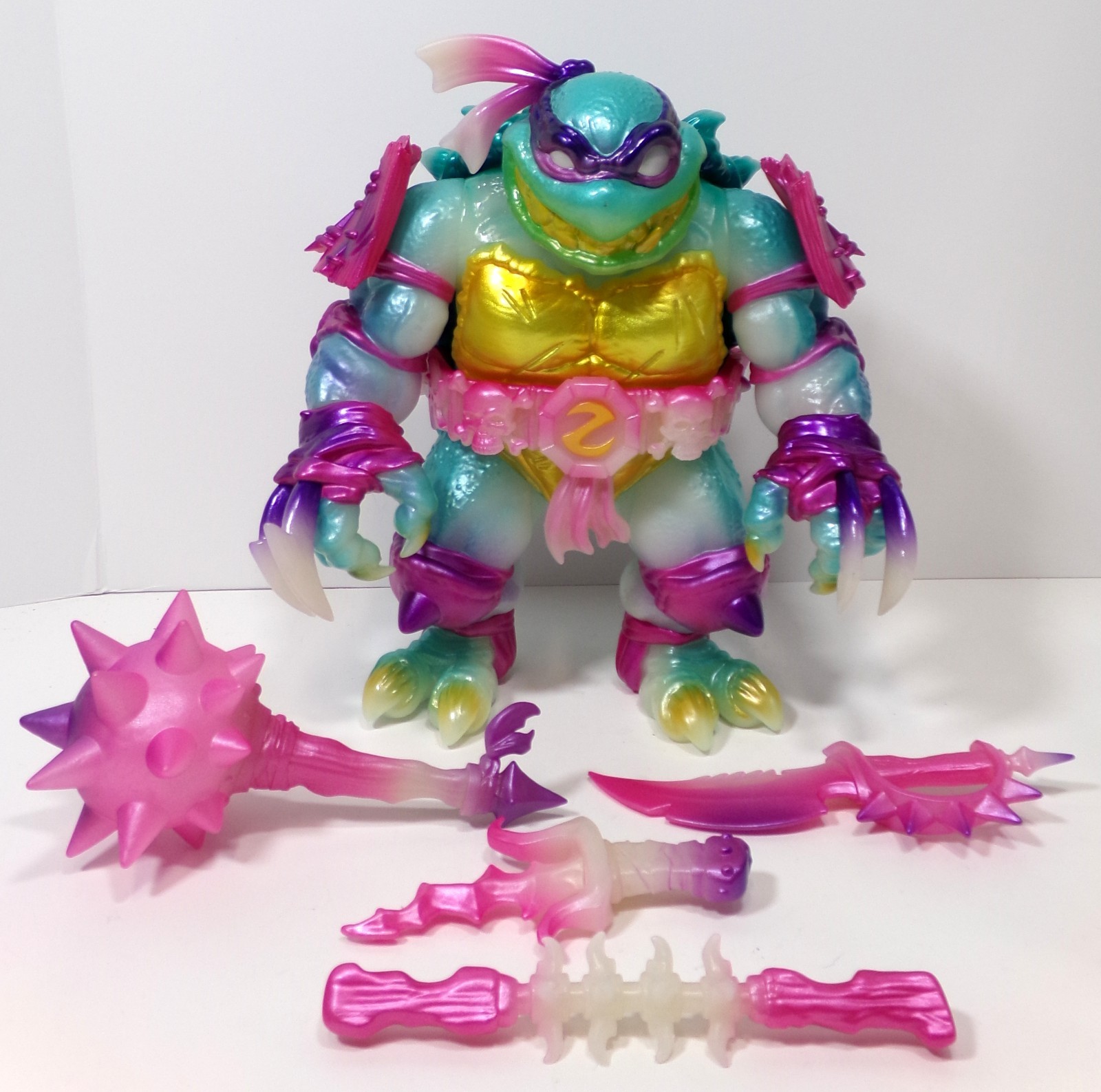 Mondo Teenage Mutant Ninja Turtles Slash Mutagen Glow Figure Vinile Morbido SDCC