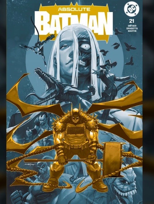 PREVENDITA ABSOLUTE BATMAN #21 SANTA FUNG SECRET GOLD SPOT FOIL VARIANTE ESCLUSIVA